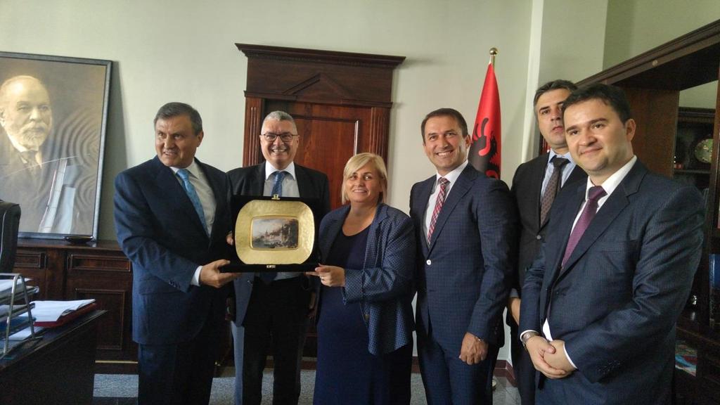 Arnavutluk Türkiye Ticaret Odası (ATTSO) ile Toplantı DEİK Acil Eylem Planı kapsamında sadece yabancı muhatapları değil aynı zamanda Arnavutluk taki mevcut Türk yatırımcıları da bilgilendirmek ve
