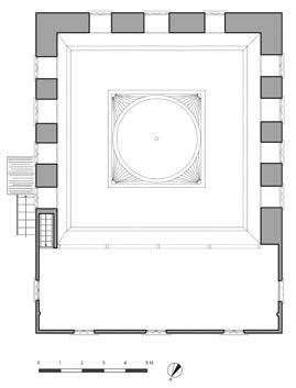 Elmalı daki Ahşap Tavanlı Cami ve Mescitler (Osmanlı Dönemi) 411 Fig. 6. Kütük Cami alt kat planı (VGM den yeniden düzenlenmiştir) Fig. 7.