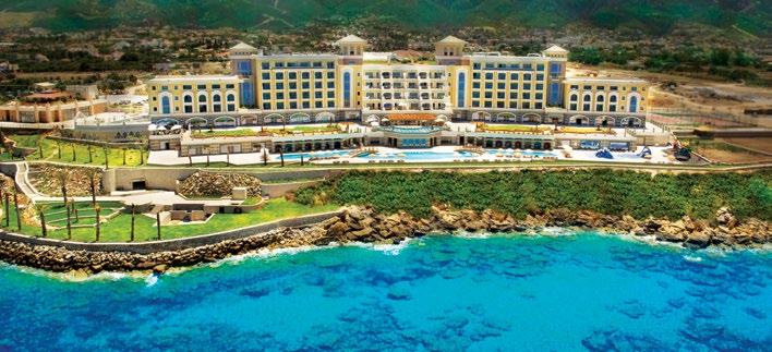 MERİT ROYAL PREMIUM HOTEL & CASINO Doğu Akdeniz in berrak sularına uzanan Kuzey Kıbrıs Türk Cumhuriyeti nin, en güzel noktalarından biri olan Zephyros koyunda yer alan Merit Royal Premium Hotel