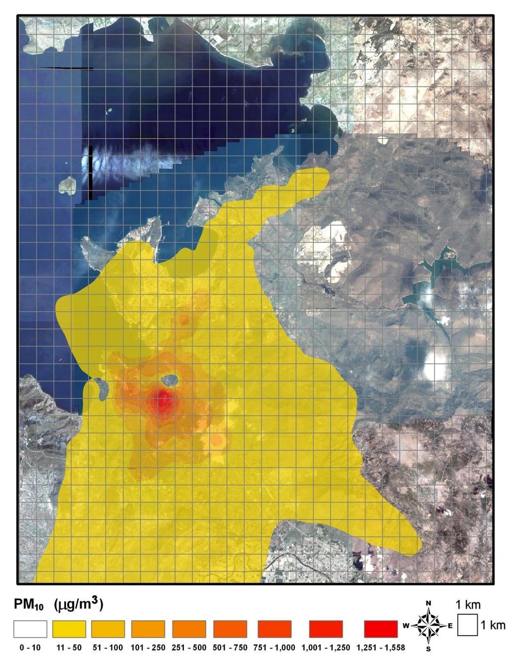 Toplam PM emisyonlarının dağılımı (Mevcut Durum) -