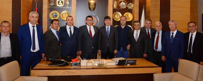Esnaf Dostu Antalya Büyükşehir Belediye Başkanı Menderes Türel AESOB u ziyaret etti.