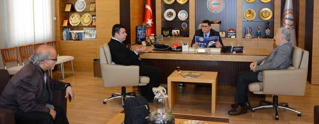Dünya Türk Birliği Derneği Başkanı Murat Akar ve Batı Akdeniz Yörük Türkmen Ocağı Başkanı Süleyman