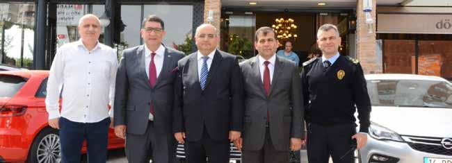 Başkanı Fatih Doruklu yu işyerinde ziyaret etti.
