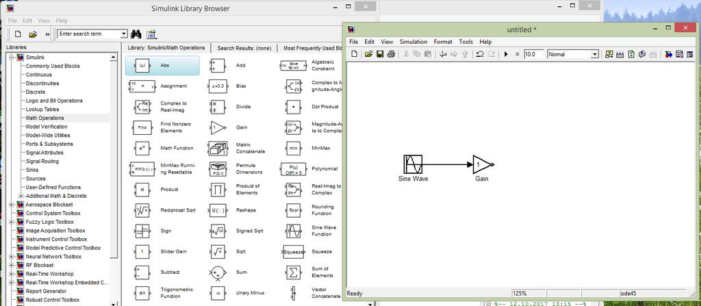 2.2 Blok Bağlantıları Simulink çalışma ortamına alınan bloklar arasında bağlantılar bir doğru ile ifade edilmektedir.