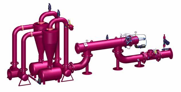 ÜRÜN KATALOĞU / PRODUCT CATALOG Hidrolik Filtre Çift Hidrosiklonlu Gübreli Sistem Hydraulic Filter System with Double Hydrocyclone &