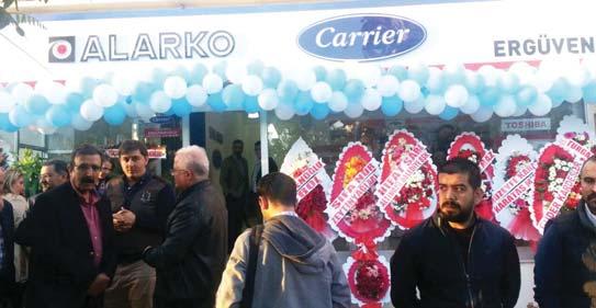 kısa kısa Alarko Carrier dan Antakya da açılıș İklimlendirme sektörünün lider markalarından Alarko Carrier ın ürünlerini Antakya daki tüketicilerle buluşturacak olan Ergüvenoğlu İnşaat ın açılışı, 23