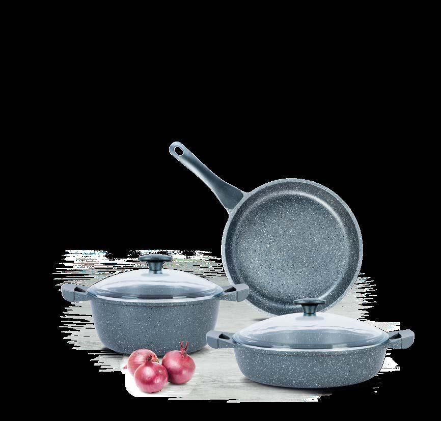 GraNeu GRANEU TENCERE VE TAVA SETLERİ GraNeu Pot & Pan Sets 5 PARÇA SET 5 Pcs.