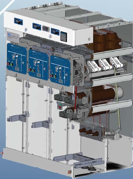 3.3. Gaz İzoleli (RMU) Orta Gerilim Hücreleri (Ulusoy Elektrik UMC Serisi Hücre özellikleri referans alınarak hazırlanmıştır) SF6 gazlı RMU lar sekonder dağıtım tesislerinde ihtiyaça yönelik kusursuz