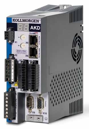 AKD İşlevselliği A K D S E R V O S Ü R Ü C Ü S Ü Ethernet bağlantı imkanı Ethernet bazlı AKD Serisi, uygulayıcıya birden fazla veriyolu sisteminden seçme imkanı verir: EtherCAT (DSP402-Protokoll),