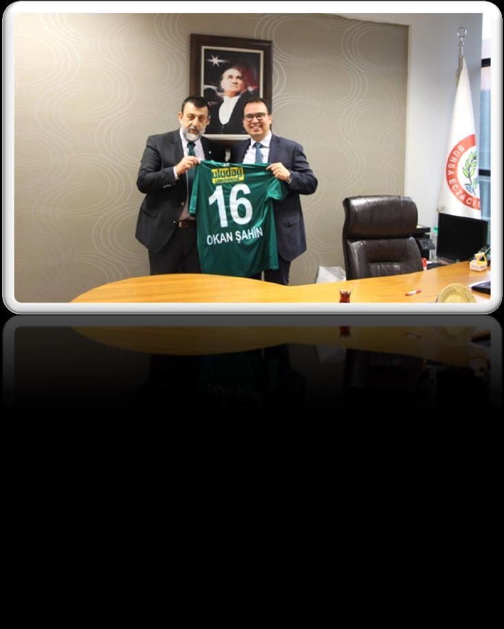 23 Ocak 2018 Bursaspor Kulübü Genel Müdürü Erhan Başoğlu Başkanımız Ecz.