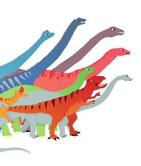 12. Sauroposeidon bilinen en büyük dinozordur: Bu devin boyu altı katlı bir apartman kadardır! 13. Seismosaurus en uzun dinozordur: Uzunluğu yan yana konmuş üç otobüsü geçer! 10.