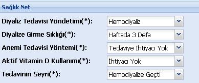 3-) KT/V hesaplarının yapılması sağlanmıştır, hasta üzeriden yer alan kan sonuçlarına göre bakanlığın formülüne göre KT/V değeri hesaplanmaktadır,