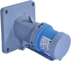 CEE GRUBU ÜRÜNLER (3x16A) (200-250V. AC) CEE NORM PRODUCTS (3x16A) (200-250V. AC) Düz Fiş Plug Uzatma Prizi Connector Makine Prizi (Düz) (70x70) Panel Mount Socket Outlet (Str.