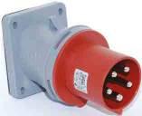 CEE GRUBU ÜRÜNLER (5x63A) (380-415V. AC) CEE NORM PRODUCTS (5x63A) (380-415V. AC) Düz Fiş Plug Uzatma Prizi Connector Makine Prizi (Düz) Panel Mount Socket Outlet (Str.