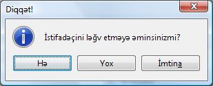 - düyməsi ilə İstifadəçilər bölməsinə əlavə edilmiş istifadəçi adı ləğv edilir.