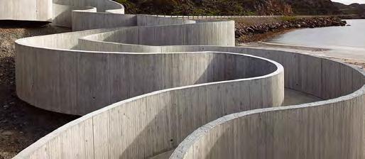 Brezilya Ulusal Müzesi Yarısı yerin altında gizlenmiş bir gezegen görünümü yaratmak için donatılı beton yardımıyla eğriler ve