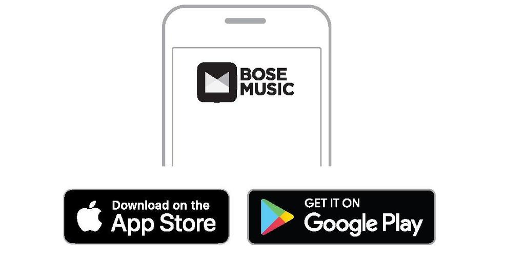 BOSE MUSI C UYG UL AMASI KURUL UM U Bose Music uygulaması, akıllı telefon veya tablet gibi bir mobil cihazınızdan hoparlörünüzü ayarlamanızı ve kontrol etmenizi sağlar.