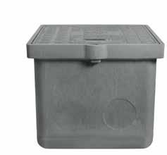 COMPOSITE JOINT BOX KOMPOZİT EK ODALARI UC CM 485 - D400 UC CM 485 - C250 UC CM 485 - B125 Composite Joint Box 48,5x48,5 * A single lock system * One metal handle on the cover * Rubber gasket used