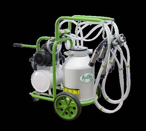 Double Milking Single Bucket Çift Sağım Tek Güğüm ARD-U1200 AL TECHNICAL SPECIFICATION / TEKNİK ÖZELLİKLER Engine Power Motor Gücü 0,55 kw