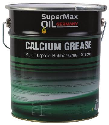 Kaucuklu Yesil Gres Serisi Çok Amaçlı Kauçuklu Gres / Multi Purpose Rubber Grease SuperMax Oil Germany Green Grease, üstün kaliteli mineral baz yağlar, kohezyon kuvvetini arttırıcı katık paketleri