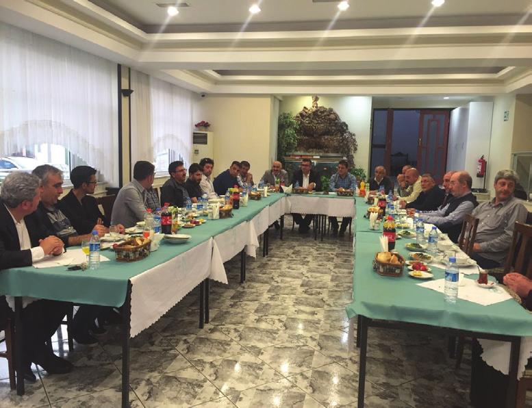 RİZE İL TEMSİLCİLİĞİ ZİYARET Şube Başkanı Semi Hamzaçebi 14 Nisan 2016 tarihinde Rize İl Temsilciliğini ziyaret etti ve