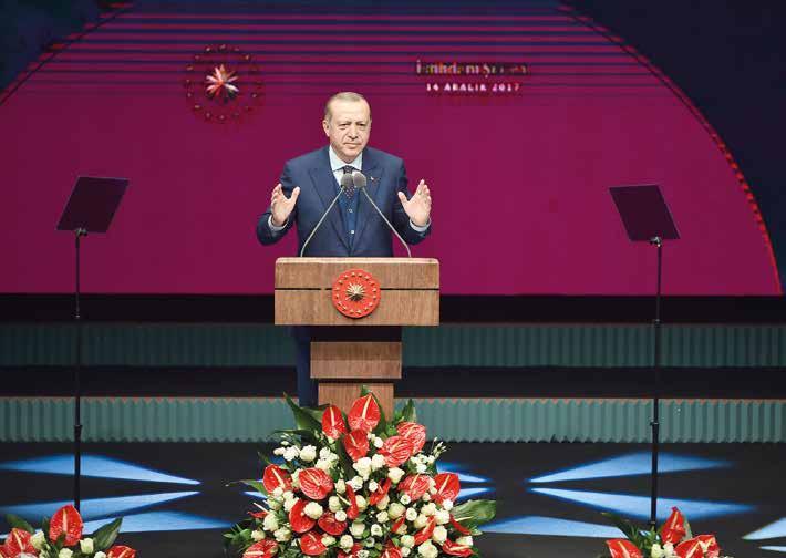 KAPAK Cumhurbaşkanı Recep Tayyip Erdoğan, Türkiye'nin "Muasır medeniyet seviyesinin üzerine çıkmak" olarak ifade ettikleri ve 2023 projeleriyle somutlaştırdıkları bir hedefi bulunduğuna vurgu yaparak