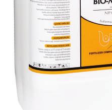 Bio-Mix + Plus 12-10-0+8Zn Toplam Azot (N) %12 Total Nitrogen (N) 12% Amonyum Azotu %4.0 Ammonium Nitrogen 4% Nitrat Azotu %8.