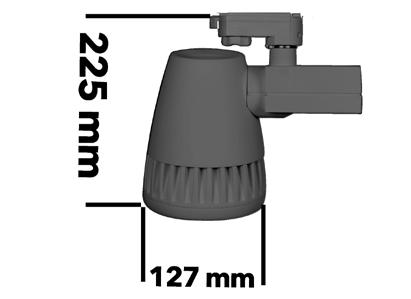 RAY SPOTLARI / TRACK SPOTLIGHTS RAY SPOTLARI / TRACK SPOTLIGHTS TECHNICAL SPECIFICATIONS TEKNİK ÖZELLİKLER Electrostatic powder