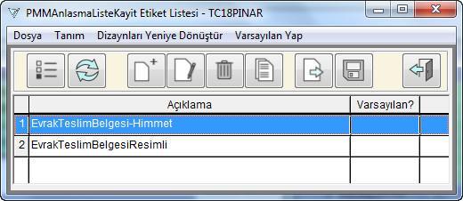 ) YazdırılmıĢ olan bir evrak için gerektiği durumda Döküm YAPILMADI olarak işaretle ile veritabanındaki yazdırıldı iģareti kaldırılarak