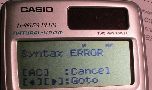 o Syntax Error Yazım hatası anlamına gelir. Ekrana yazdığınız değerler ya da ifadelerde bir hata vardır.