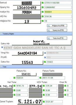 Elektronik Raf Etiketi Optik Karakter Okuma