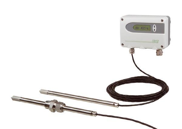 3.1.8 Nem sensörü 4-20 ma çıkışlı nem sensörü 0,1 gr/m 3 hassasiyete sahip olup kurutma havası içerisinde bulunan nem miktarını tespit edebilmektedir. Sensörün çalışma sıcaklık aralığı 40 C-200 C dir.