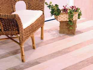 The line, just started to be produced in size 50 x 50, is a glazed porcelain tile the firm introduced into its product range recently with its wooden texture and choices of color.