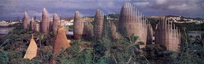 Tjibaou kültür merkezi, (Renzo Piano)