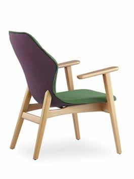 The Dox chair will immediately turn your space into unique and cozy environment. Romantizme kaçış Dişil bir estetiğin maskülen ahşap iskeletle uyumlu birlikteliğine örnek bir koltuktur.