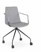 This chair range is also injection molded polyurethane foam and steel structure. With its all base options perfectly fine for any commercial project.