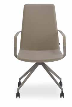 It can be ordered as regular or high back. Also with or without arm. Zarafet ve yalınlığın kesişimi olan Zone, yekpare bir gövdeye sahip bir sandalyesidir.