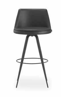 Barclay Retro Bar, kıvrımlı ince çizgilerden oluşan estetik form, klasik Amerikan barlarında dikkat çeken retro ayak yapısından ilhamla hayata geçen bir bar sandalyesidir.