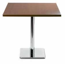 Thanks to the diversity of the table, it creates a common answer to the design approach of different spaces. Bottom plate and entire base can be in chrome or powder coated paint.