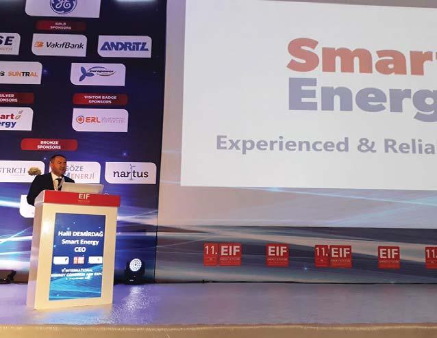 gündem Smart Energy EIF 2018 de enerji sektörüyle buluștu Güneș enerjisi sektöründe yerli panel üreticisi, GES yatırımcısı ve mühendislik hizmetleri veren kimliğiyle faaliyet gösteren Smart Energy,