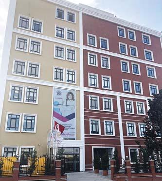 Yaklaşık 12 bin metrekare alanda kurulu İstanbul Aydın Üniversitesi Diş Hekimliği Fakültesi Hastanesi Dentaydın ve yine aynı bina da hizmet veren Bil Koleji nde tüm alanların iklimlendirilmesi için,