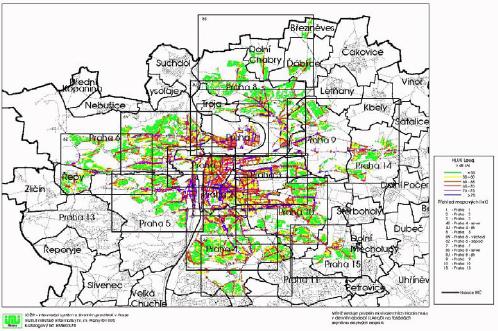 Şekil 4.20 : Prag da gürültü ağırlığı dağıtım haritası (Ripoll,2005) Şekil 4.