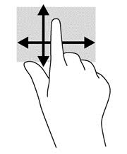 Dokunmatik ekran hareketlerini kullanma (yalnızca belirli modellerde) Dokunmatik ekranlı bir bilgisayar, ekrandaki öğeleri doğrudan parmaklarınızla kontrol etmenize imkan verir.