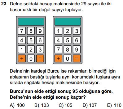 A -B - C nin açı değerleri sırasıyla 10-90 -150 dir. Hepsini 30 ile sadeleştirelim. A -B - C değerleri sırasıyla 4-3- 5 ile orantılı olur. A 4, B 3 ve C 5 tanedir, diyebiliriz.