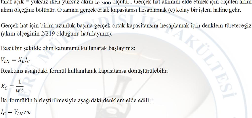 Burada, L R R (219/55) A δ km cinsinden hattın uzunluğudur modelin direncidir gerçek hattın direncidir mm 2 cinsinden ölçülen iletkenin kesit alanıdır ohm/km cinsinden iletkenin rezistivitesidir