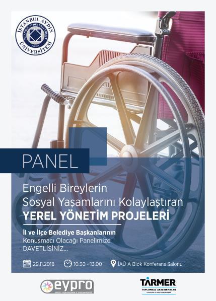 Kasım 2018 deki Engelliler Paneli ve İletişim Kazaları Söyleşisinin Hazırlıkları Sürüyor Birleşmiş Milletler tarafından uluslararası bir gün olarak kabul edilen 3 Aralık Dünya Engelliler Günü