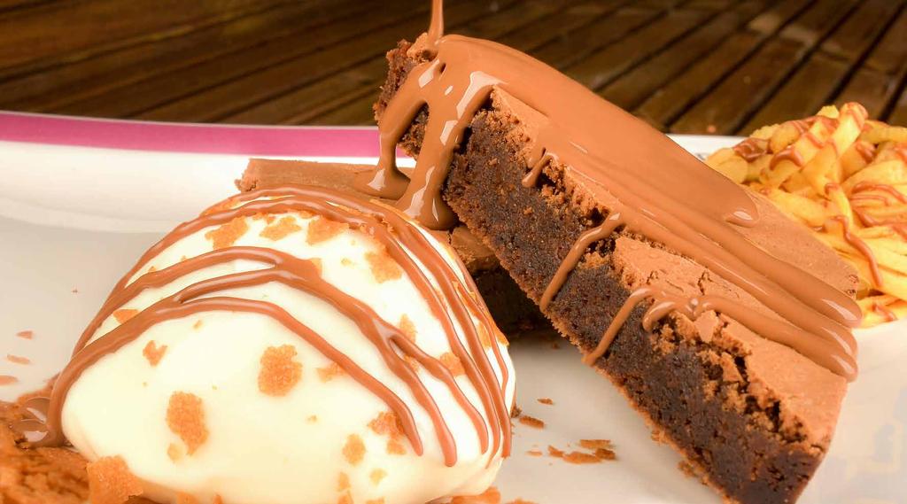 AMERİKAN BROWNİ Real American Brownies Topped With Chocolate Served With Ice Cream 17 TL 17 TL ÇİKOLATA FONDAN/Chocolate Fondan 100 CAVADA KARAŞIK / Cavada Mix