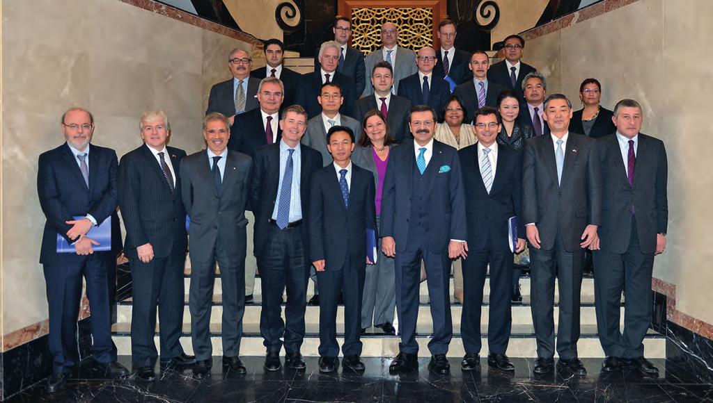 HABER G20 ülkelerinin büyükelçileri TOBB da bir araya geldi TOBB ve B20 Türkiye Başkanı M. Rifat Hisarcıklıoğlu, Küresel ekonomide daha önce karşılaşmadığımız sorunlarla yüz yüzeyiz.