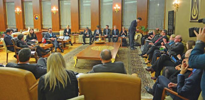 söyledi. T ürkiye Odalar ve Borsalar Birliği (TOBB) Başkanı M. Rifat Hisarcıklıoğlu, Avrupa Serbest Ticaret Birliği (EFTA) Parlamenter Komitesi Heyeti ni makamında kabul etti.