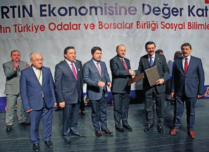Bartın da yaptıkları ankette, eğitimli ve nitelikli eleman isteği yönünde görüşler ortaya çıktığını ifade eden TOBB Başkanı Hisarcıklıoğlu, bu kapsamda TOBB, Çalışma ve Sosyal Güvenlik Bakanlığı,
